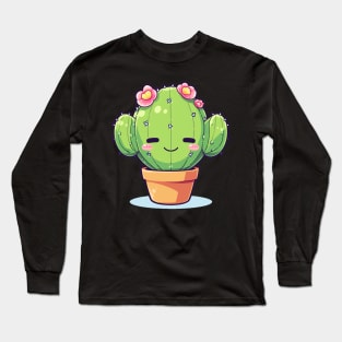 cute cactus Long Sleeve T-Shirt